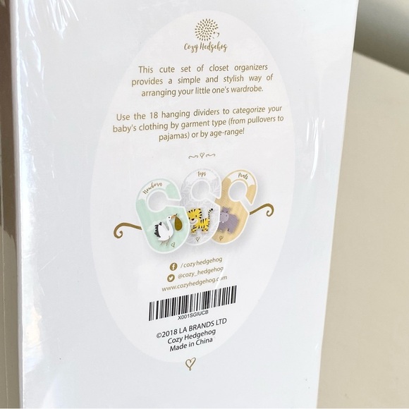 Baby Closet Clothes Dividers Hanging Set New - Picture 3 of 4